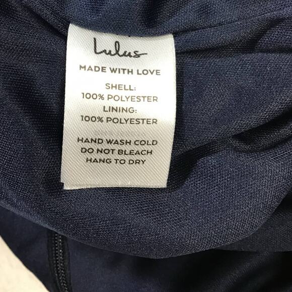 Lulu's Navy Jumpsuit - Picture 4 of 8